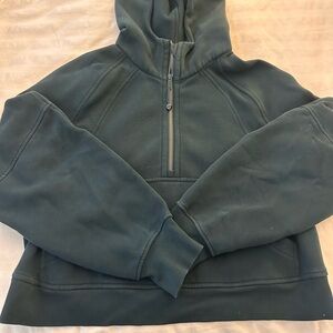 Lululemon scuba half zip teal